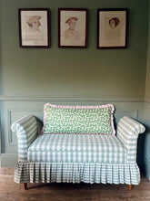 Load image into Gallery viewer, Green Squiggle + Your Choice of Frill / Piping and Back
