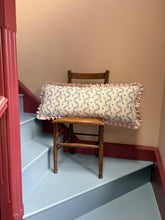 Load image into Gallery viewer, Pretty Blue Stripe + Your Choice of Frill / Piping and Back Fabric
