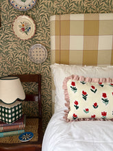 Load image into Gallery viewer, Red Tulip Stem + Pale Pink Frill
