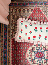 Load image into Gallery viewer, Red Tulip Stem + Pale Pink Frill
