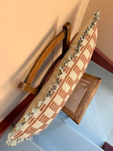 Load image into Gallery viewer, Rust Zigzag + Your Choice of Frill / Piping and Back Fabric
