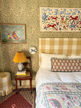 Load image into Gallery viewer, Rust Zigzag + Your Choice of Frill / Piping and Back Fabric
