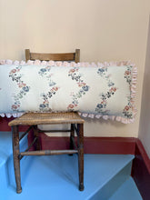 Load image into Gallery viewer, Floral Wave + Your Choice of Frill / Piping and Back Fabric
