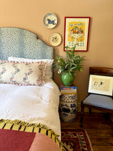 Load image into Gallery viewer, Floral Wave + Your Choice of Frill / Piping and Back Fabric
