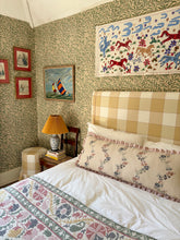 Load image into Gallery viewer, Floral Wave + Your Choice of Frill / Piping and Back Fabric
