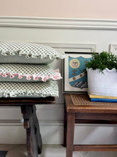Load image into Gallery viewer, Green Micro Fern + Sage Green Candy Stripe Frill
