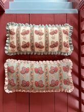 Load image into Gallery viewer, Blue Seraphina Stripe + Your Choice of Frill / Piping and Back Fabric
