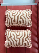 Load image into Gallery viewer, Chocolate Maze + Pale Pink Frill
