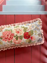 Load image into Gallery viewer, Pretty Floral Multi + Pale Pink Frill
