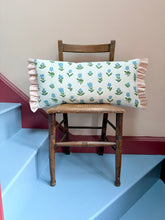 Load image into Gallery viewer, Blue Wild Tulips + Pink Candy Stripe Frill
