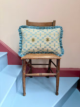 Load image into Gallery viewer, Olive Star + Mid Blue Frill
