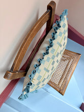 Load image into Gallery viewer, Olive Star + Mid Blue Frill
