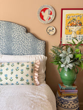 Load image into Gallery viewer, Blue Wild Tulips + Pink Candy Stripe Frill
