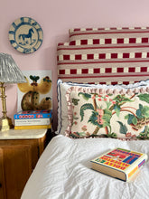 Load image into Gallery viewer, Green Botanical + Pale Pink Frill
