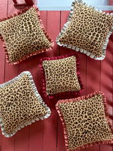 Load image into Gallery viewer, Textured Leopard + Your Choice of Frill / Back Fabric
