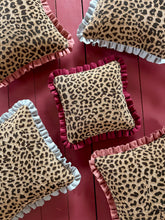 Load image into Gallery viewer, Textured Leopard + Your Choice of Frill / Back Fabric
