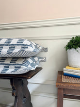 Load image into Gallery viewer, Blue Zigzag + Oxford Border
