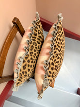Load image into Gallery viewer, Textured Leopard + Your Choice of Frill / Back Fabric
