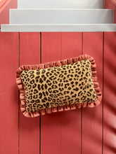 Load image into Gallery viewer, Textured Leopard + Your Choice of Frill / Back Fabric
