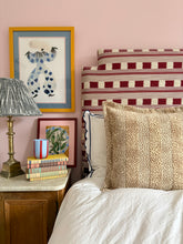 Load image into Gallery viewer, Velvet Leopard + Oxford Border
