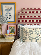 Load image into Gallery viewer, Blue and Maroon Squiggle
