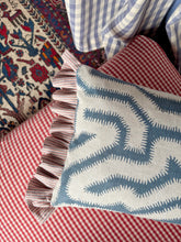 Load image into Gallery viewer, Blue Maze and Multi Stripe Frill
