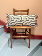 Load image into Gallery viewer, Blue Maze and Multi Stripe Frill
