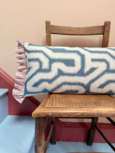 Load image into Gallery viewer, Blue Maze and Multi Stripe Frill
