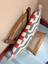 Load image into Gallery viewer, Blue Maze and Multi Stripe Frill
