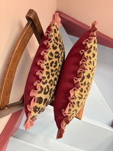 Load image into Gallery viewer, Textured Leopard + Your Choice of Frill / Back Fabric
