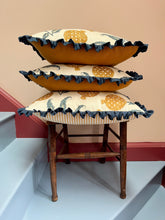 Load image into Gallery viewer, Ochre Pomegranate + Your Choice of Frill / Piping and Back Fabric
