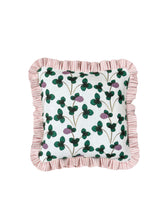 Load image into Gallery viewer, Green and Lilac Clover + Pink Candy Stripe Frill
