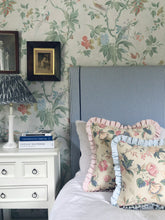 Load image into Gallery viewer, Pretty Floral + Blue Stripe Frill
