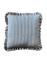 Load image into Gallery viewer, Navy Ticking Stripe + Navy Ticking Stripe Frill
